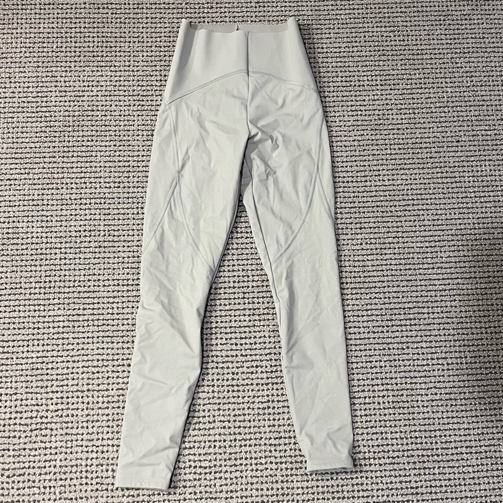 Women's Gray High-Waisted Leggings